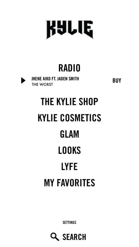 iphone screen content